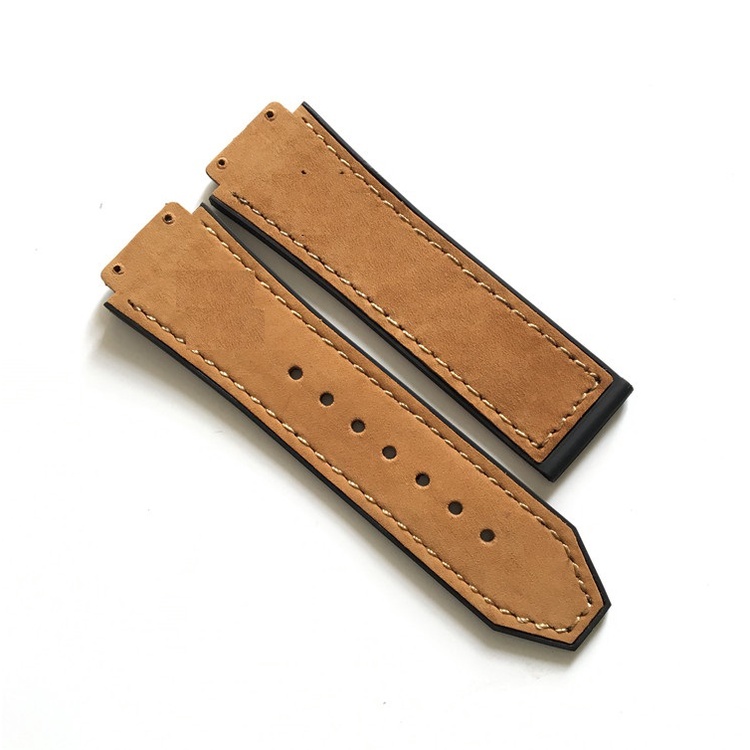 Dây đồng hồ H.U.B da lộn size 42mm