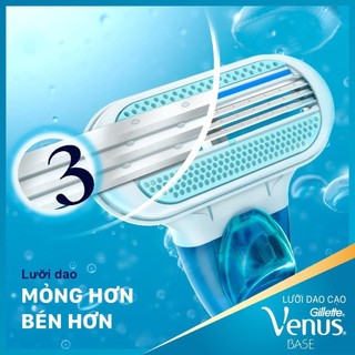 Dao cạo GILLETTE Venus Smooth Razor 3 blades (Chuyên dụng cho nữ)