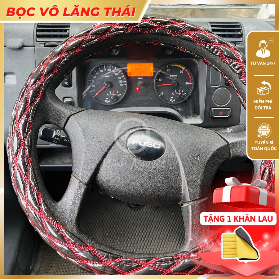 Bọc Vô Lăng Thái Loại 1, bọc vô lăng xe con, xe tải, xe du lịch Phản Quang đủ size 38cm - 49cm