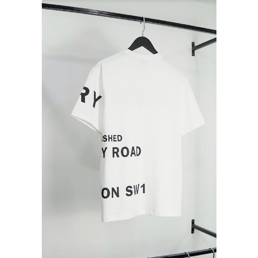 ÁO THUN BBR HORSEFERRY , ÁO THUN BBR CHỮ CHÉO NAM NỮ UNISEX