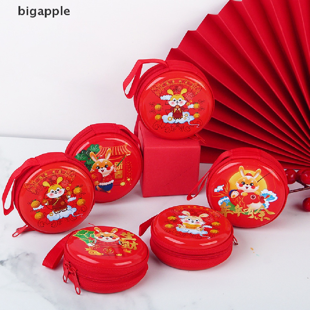 Bigapple Ví Đựng Tiền Xu / Tai Nghe Giáng Sinh / Kẹo Hình Thỏ Hoạt Hình Nhỏ Nhắn Làm Quà Tặng Năm Mới 2023 Rd