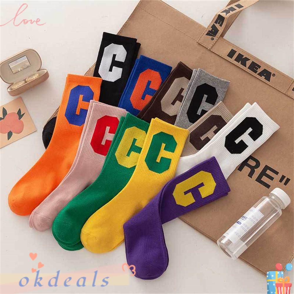 Đôi Vớ Thoáng Khí Màu Sắc Kẹo Ngọt Đơn Giản Dành Cho Nữ