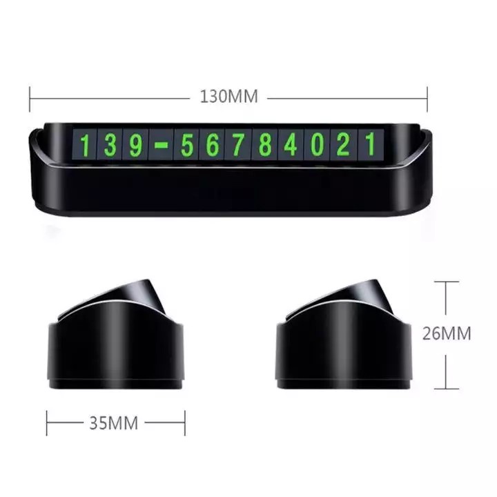 Bảng Báo Số Điện Thoại Trong Ô Tô Xe Hơi Loại 8 Bộ Số