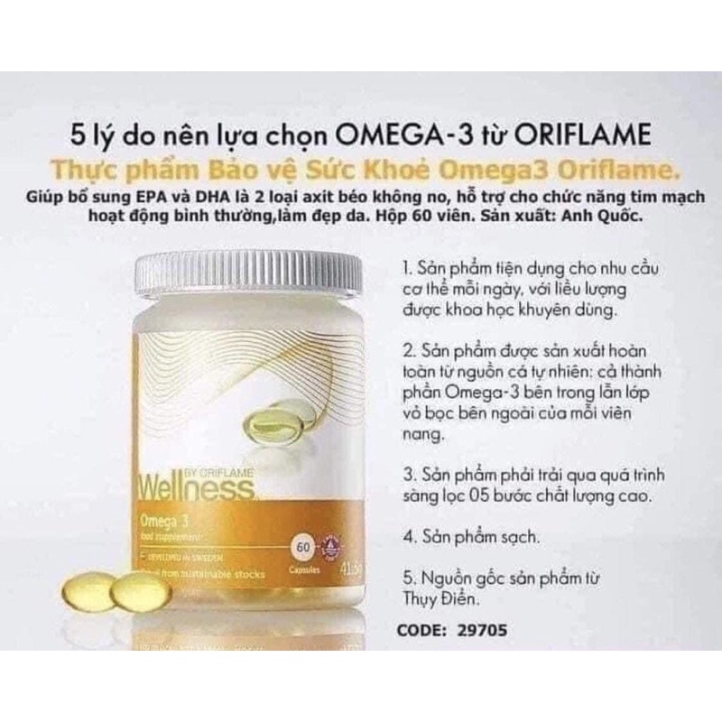 2.9.7.0.5 Viên dầu cá  hộp 60 viên