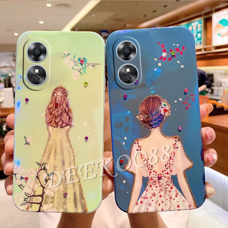 Ốp Điện Thoại Hình Hoa Đính Đá Lấp Lánh Cho OPPO Reno8 T A78 5G 4G Reno 8 8T Reno8T OPPOA78