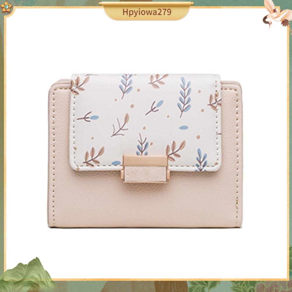 Ilikebag Ví Nữ Da PU In Hình Tiền  Có Dây Kéo Dung Lượng Lớn Chứng Minh Thư Túi Bảo Quản