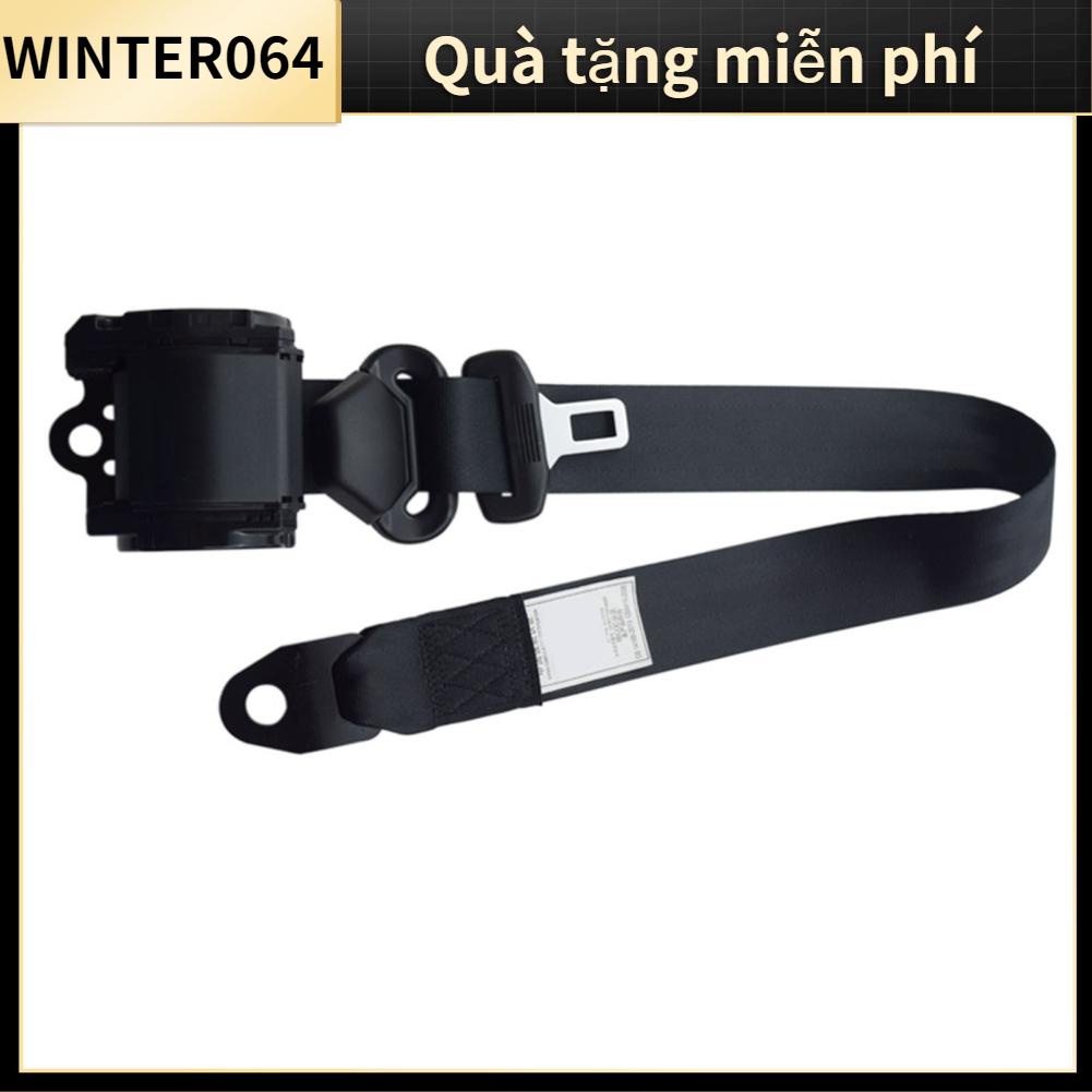 Dây Đai An Toàn Dành Cho Lái Xe Ô Tô 3 Điểm Tự Động Thép Polyester ABS Tự Động Mở Rộng Có Thể Tháo Rời Winter064