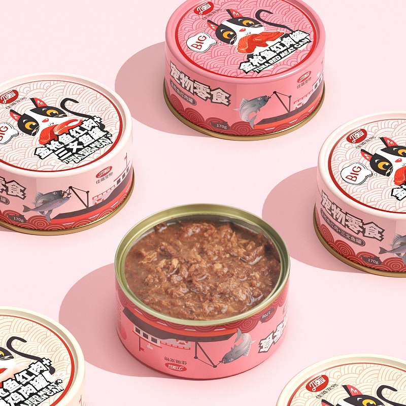 PATE MÈO FISHU LON 170G THỊT CÁ NGỪ