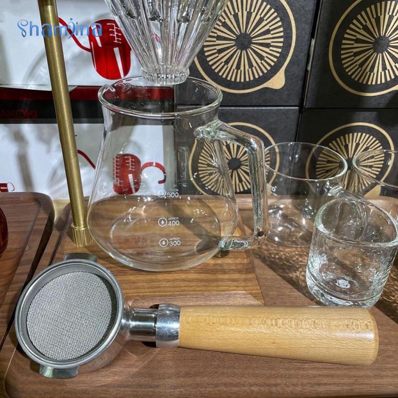 Shamjina Màn lọc lưới 51/53.5/58.5mm thay thế cho máy pha cà phê tay cầm Espresso