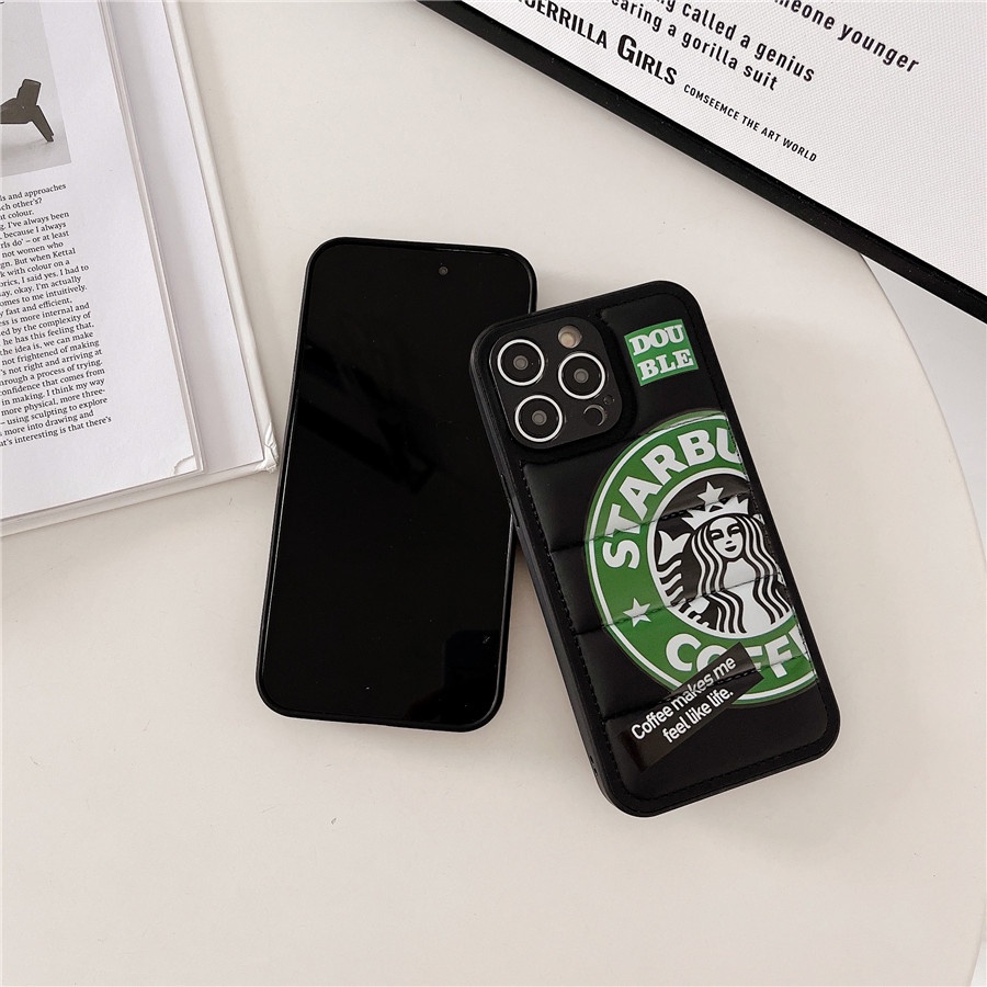 Ốp Điện Thoại Cotton Họa Tiết Puffer Cho iphone 14 Pro Max / 14 Plus / 13 Pro Max 12 Pro 11 Pro Max X XS XR