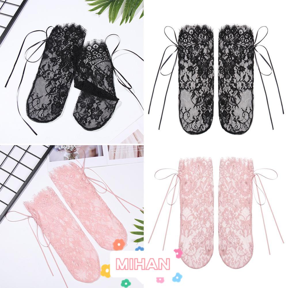 Vớ Mắt Cá Chân In Hoa Co Giãn Dễ Thương MIHAN1