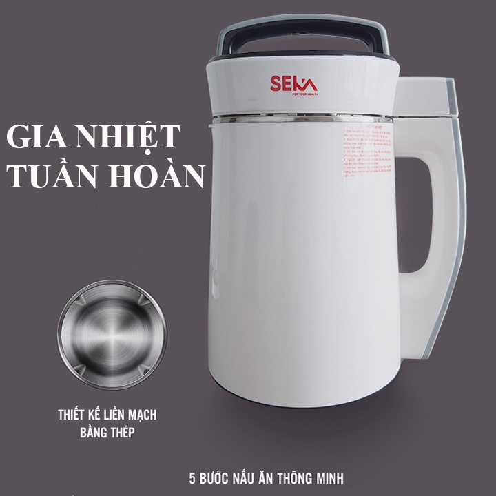 Máy Làm Sữa Hạt Đa Năng 10 Chế Độ Seka LN-D28 Bảo hành chính hãng 12 tháng