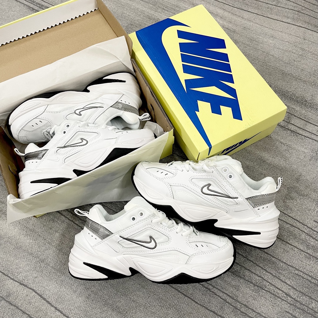 Giày chạy bộ M2K Tekno Trắng đen - REPK Sneaker | Phiên bản 1:1 chuẩn_Full box PK