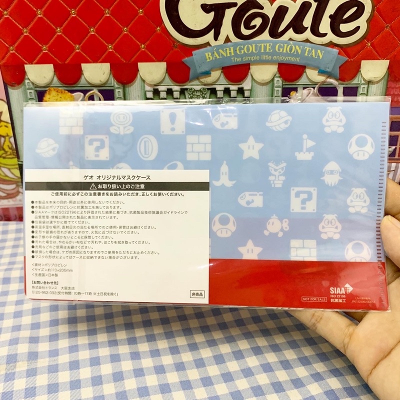 Bìa kẹp giấy super mario nintendo