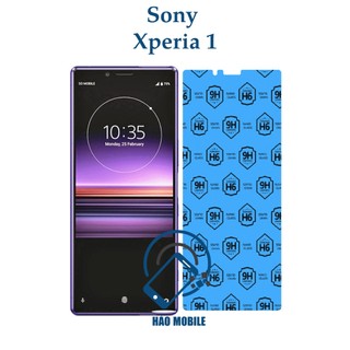 Dán cường lực dẻo full màn mặt trước, sau, camera cho Sony Xperia 1