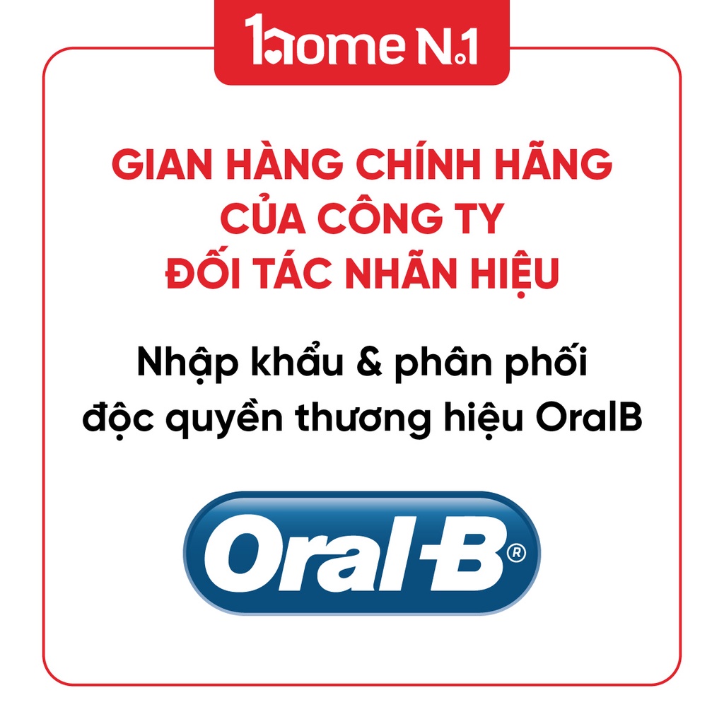 (MUA 1 TẶNG 1)  Bàn chải đánh răng điện Oral-B Vitality CrossAction và Bàn chải đánh răng điện Oral-B Precision Clean