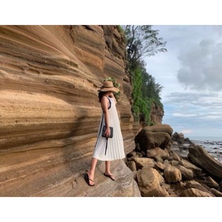 [ ORDER ]- Đầm maxi hở lưng xếp ly ( Ảnh thật ở cuối )