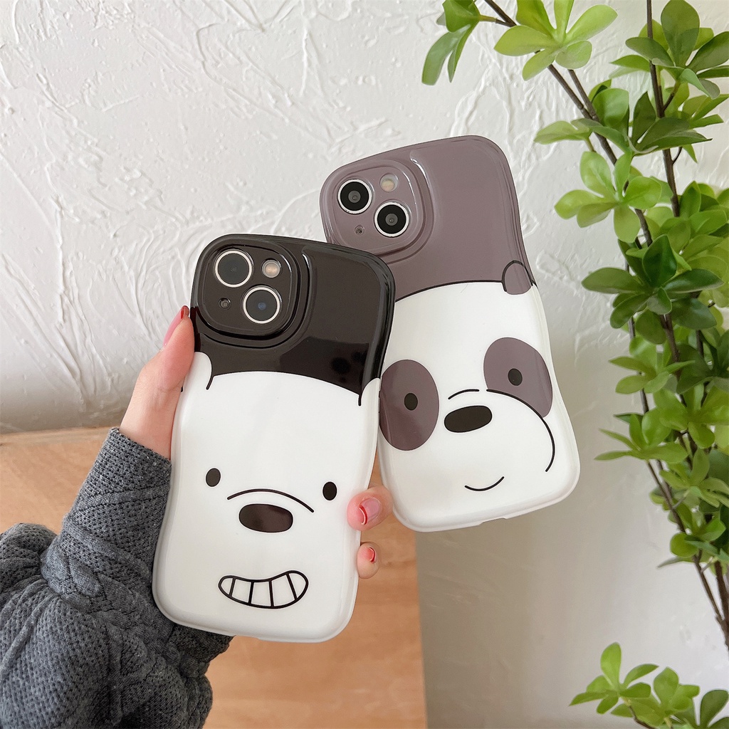 Ốp Điện Thoại TPU Silicon Mềm Chống Sốc In Hình Gấu Hoạt Hình Dễ Thương Cho iPhone 14 13 12 11 Pro Max 14 Plus