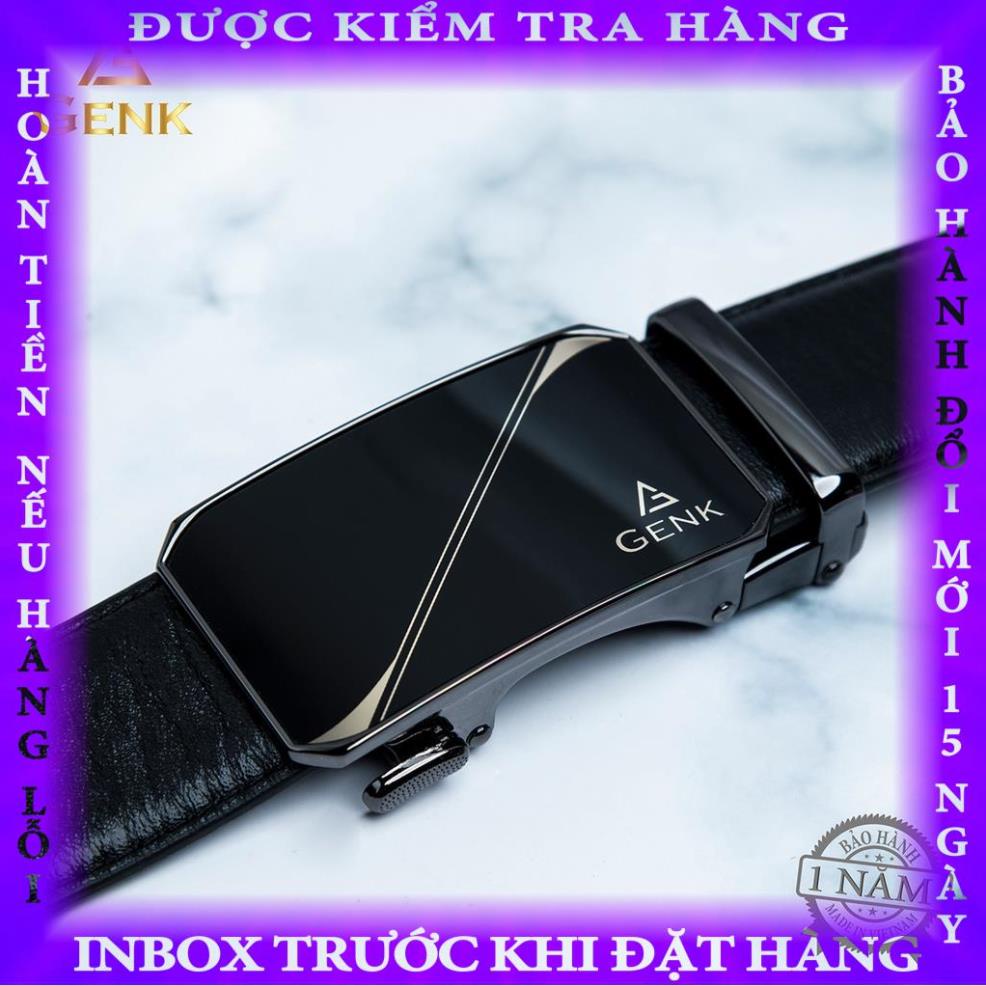 Thắt Lưng Nam Da Nappa Nguyên Thuỷ Cao Cấp Thương Hiệu Genk-GDL11 hanthanh