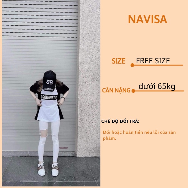 Áo thun phối màu DSQ2 hottrend form rộng unisex chất thun cotton su phong  cách Hàn Quốc NAVISA M590 | BigBuy360 - bigbuy360.vn