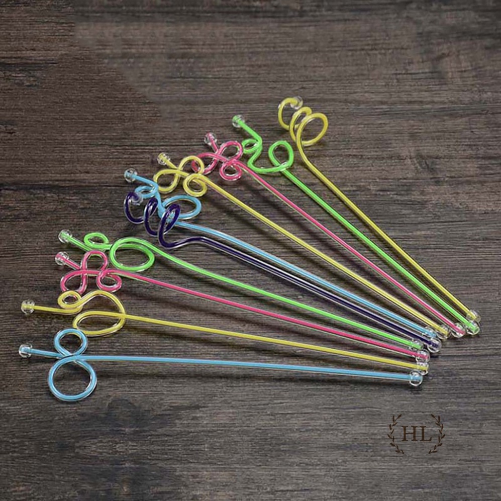 10 Que Khuấy nước ép 2 lớp 23Cm | KHUẤY CHỈ NGẮN | KHUẤY SINH TÔ NGẮN , đồ gia dụng thông minh, tiện ích