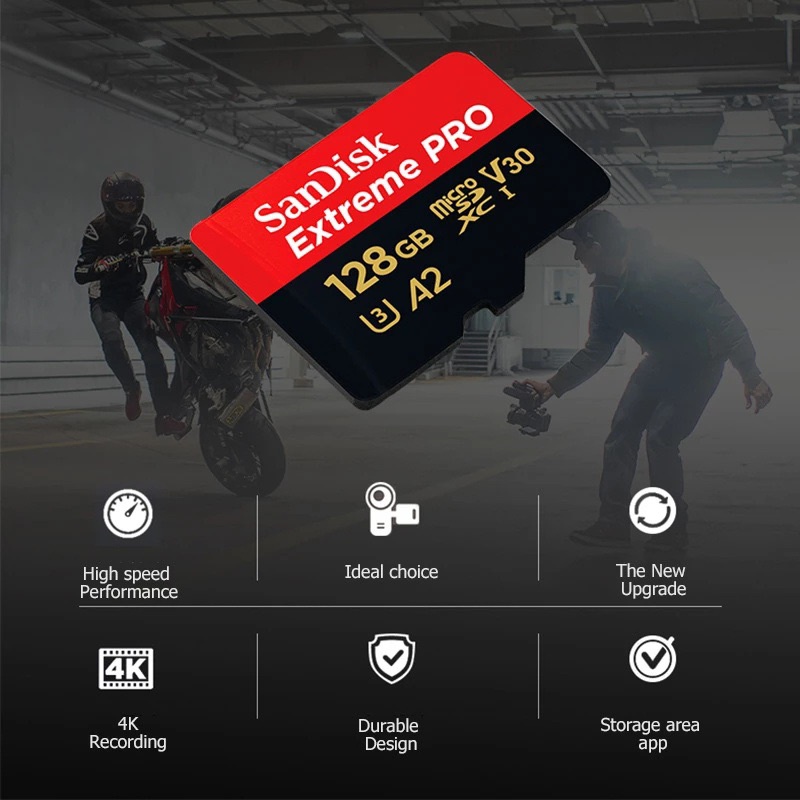 Thẻ Nhớ Sand1sk Micro SD 1TB 512G 256GB 128GB 64GB 32GB Chuyên Dụng Cho Điện Thoại Và Máy Tính