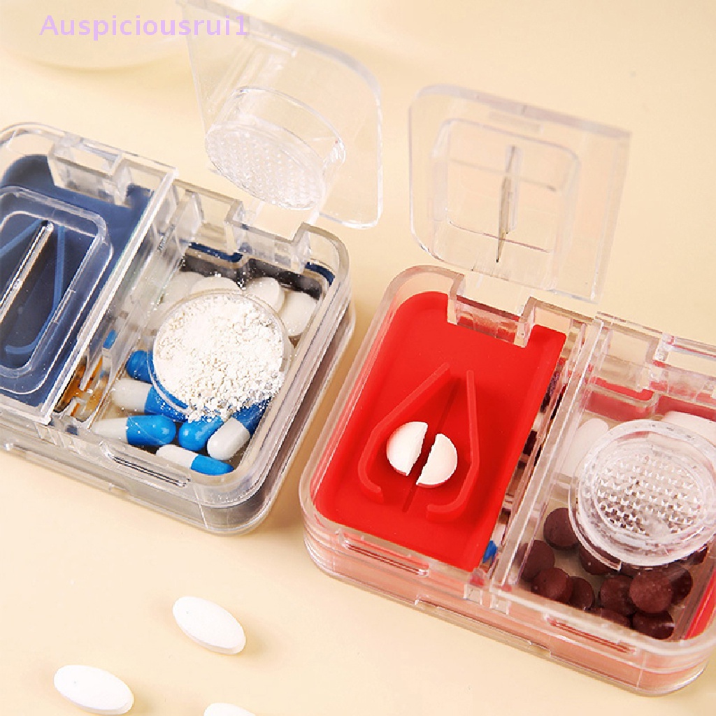 Hộp Cắt Thuốc 3 Trong 1 Tiện Lợi