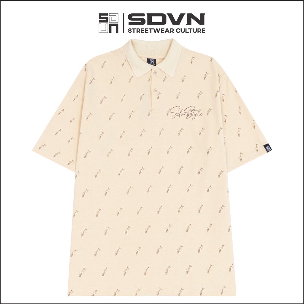 Áo Thun POLO Unisex Form Rộng - Brand Chính Hãng SDVN - LIGHTNING