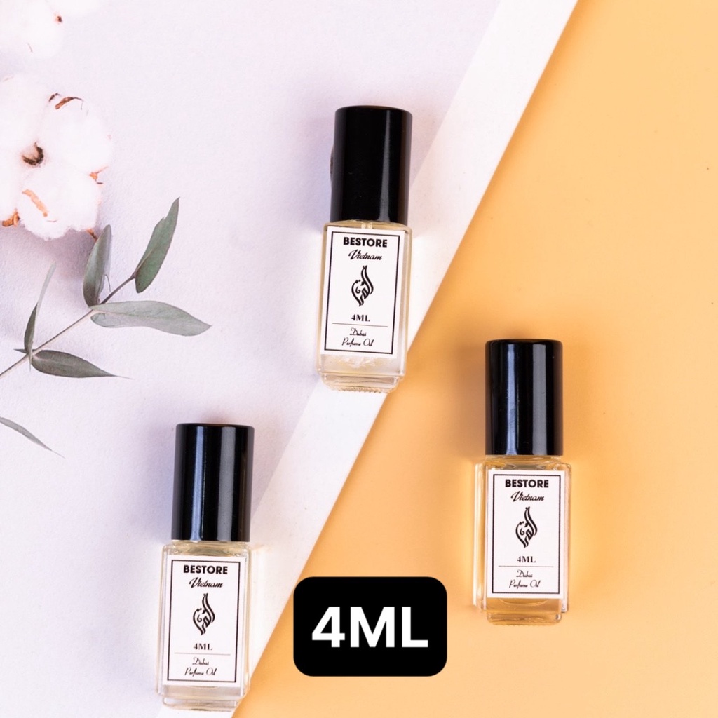Tinh dầu nước hoa Dubai Bestore ngọt ngào, thơm lâu mẫu chai vuông mới 4ml-6ml-9ml-18ml