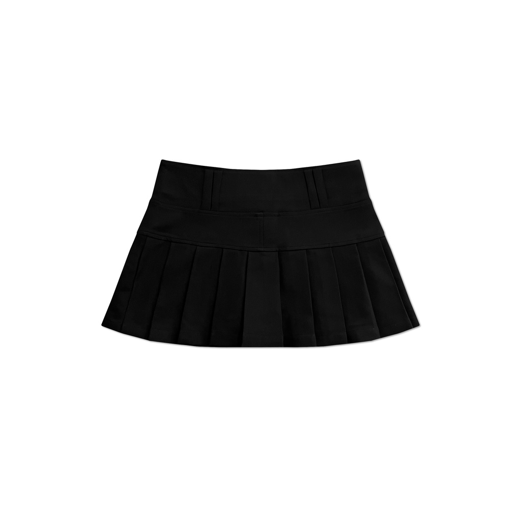 DVRK - Chân Váy Xếp Ly Lưng Thấp Privé Low-Rise Pleated Mini Skirt-DVRK-23SS