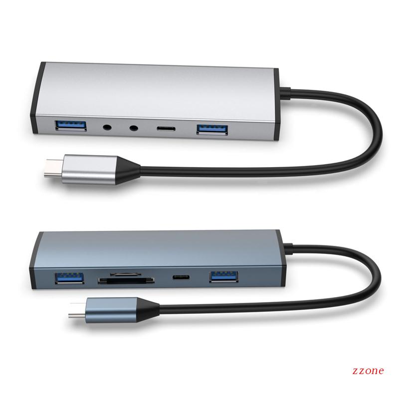 Bộ Chia Cổng USB Type C 3.0 HUB 5 Trong 1 Tiện Dụng