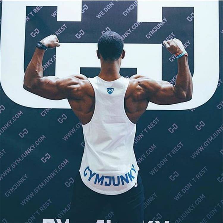 Sports Vest Men's Summer Waistcoat Outdoor Workout Sleeveless T-shirt Men's Tights Cotton American for Basketball Training Vest vM5j