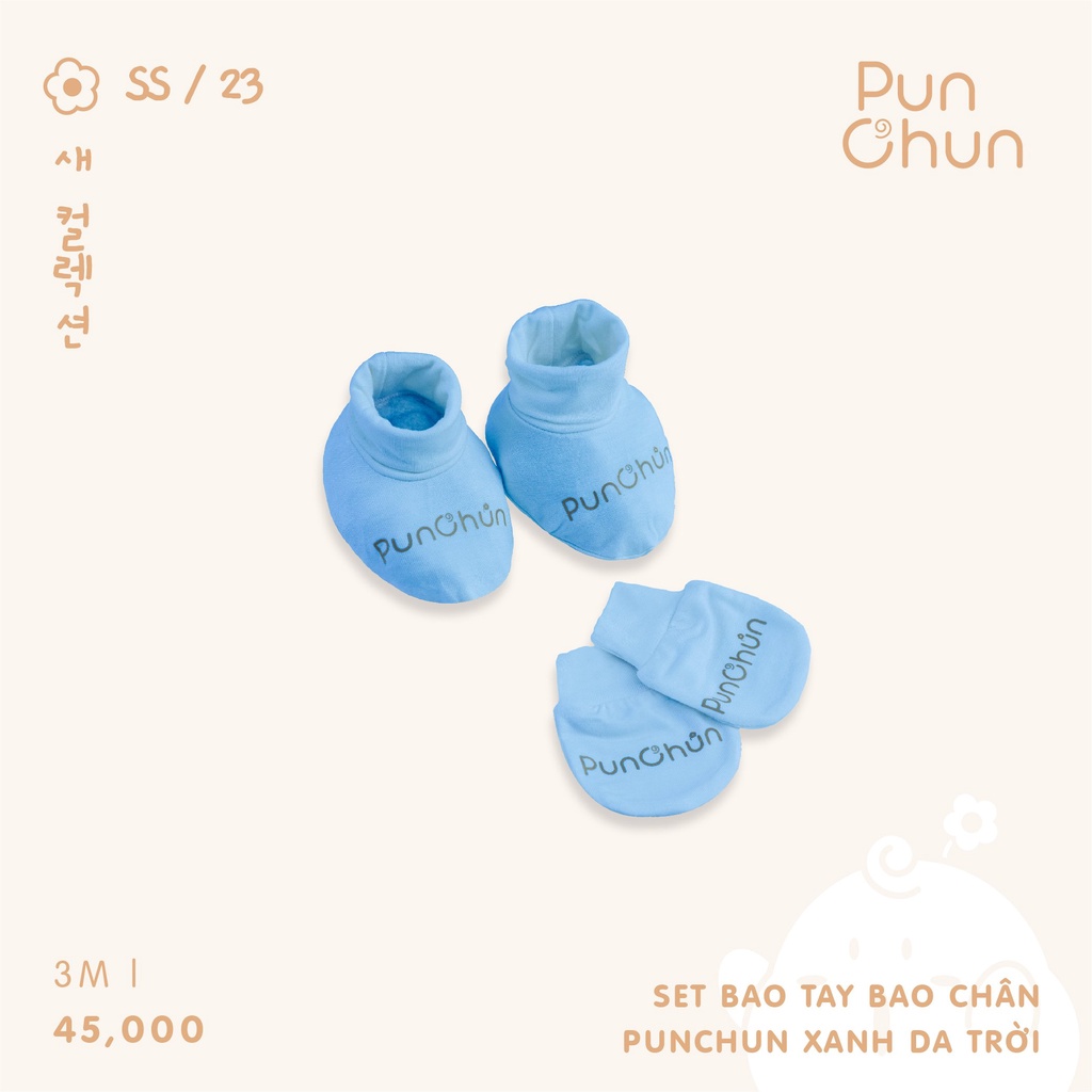 [PUNCHUN] Set bao tay bao chân cho bé sơ sinh Punchun