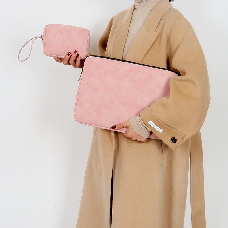 Laptop Sleeve Case 13 14 15.4 15.6 Inch HP Huawei D14 D15 Notebook Bag Carrying Bag for Macbook Air Pro 13.3 Shockproof Case for Men Women MVGQ