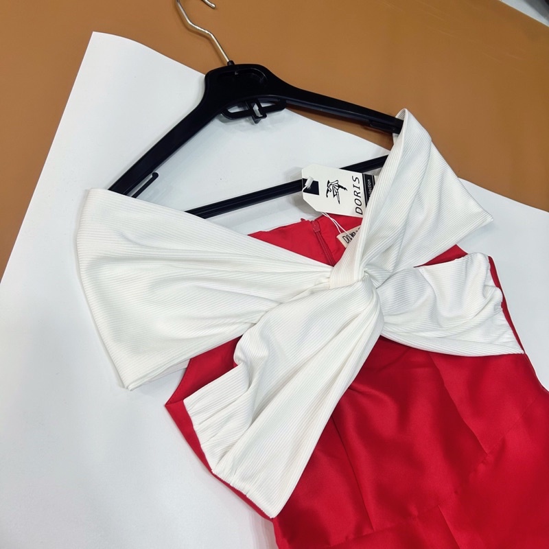 Đầm phối 2 màu