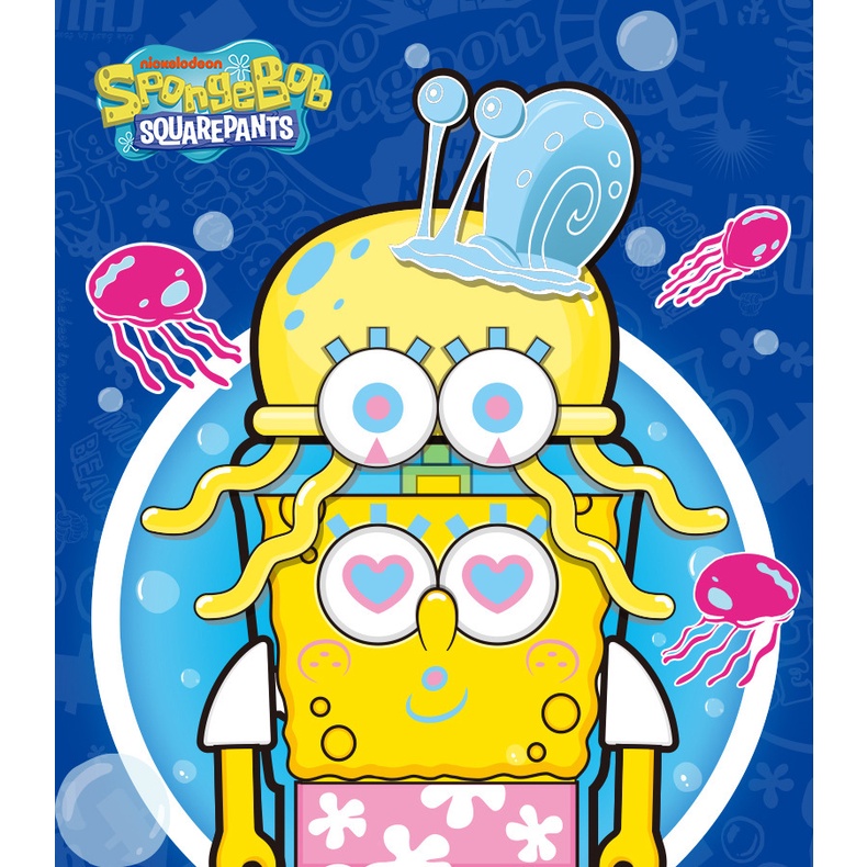 Bộ Sưu Tập Đồ Chơi Xếp Hình SpongeBob Squarepants nickelodeon jellyfish series