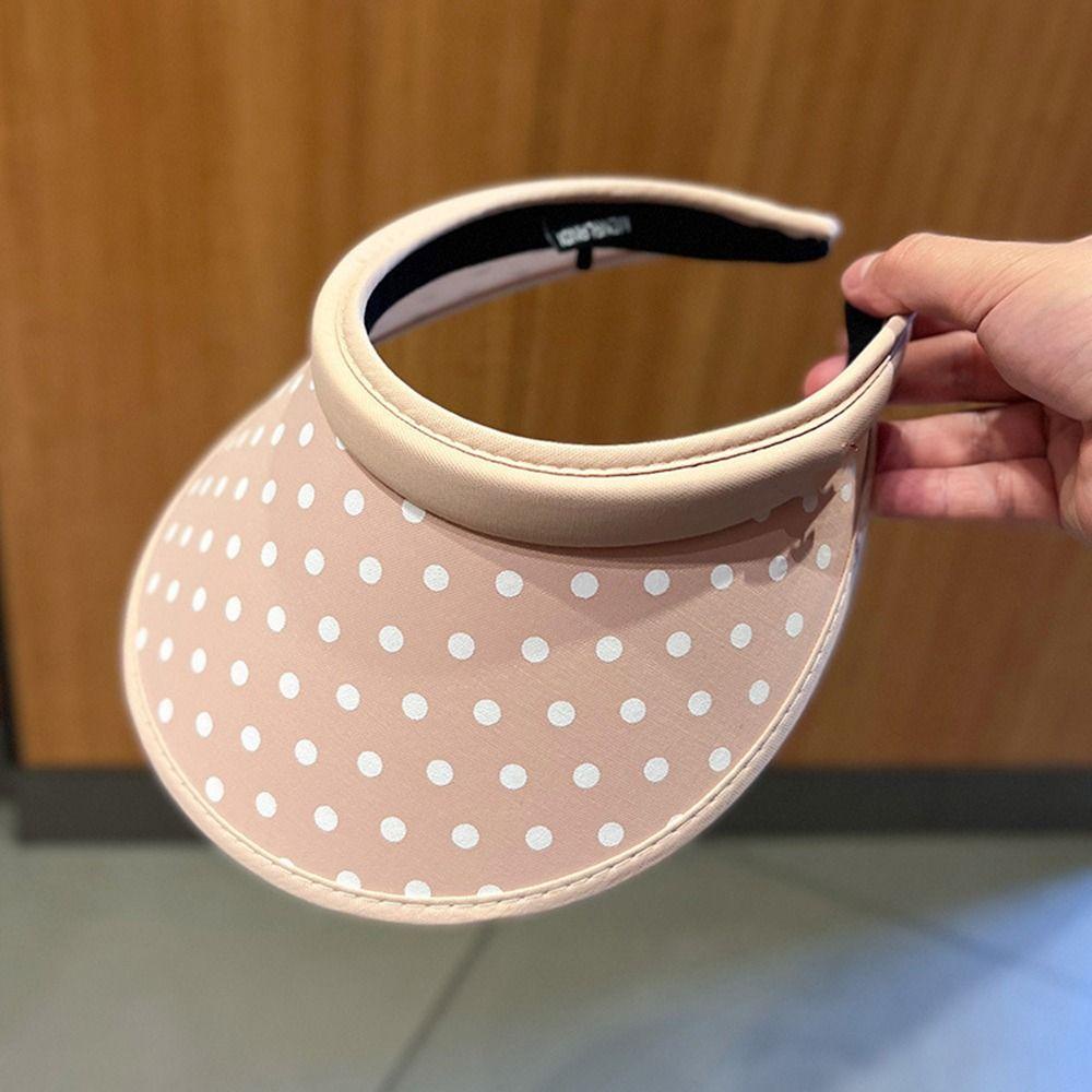 DARNELL Mũ Lưỡi Trai Hở Chóp Chống Tia UV Thời Trang Đi Biển Cho Nữ