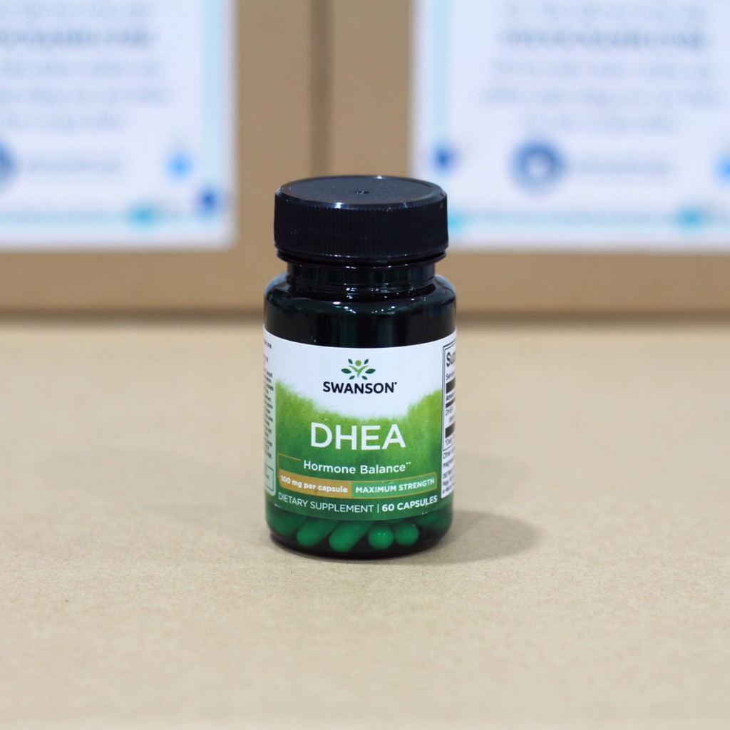 SWANSON DHEA, 30 viên - 60 viên - 120 viên, Hỗ trợ cân bằng hormone cho người lớn