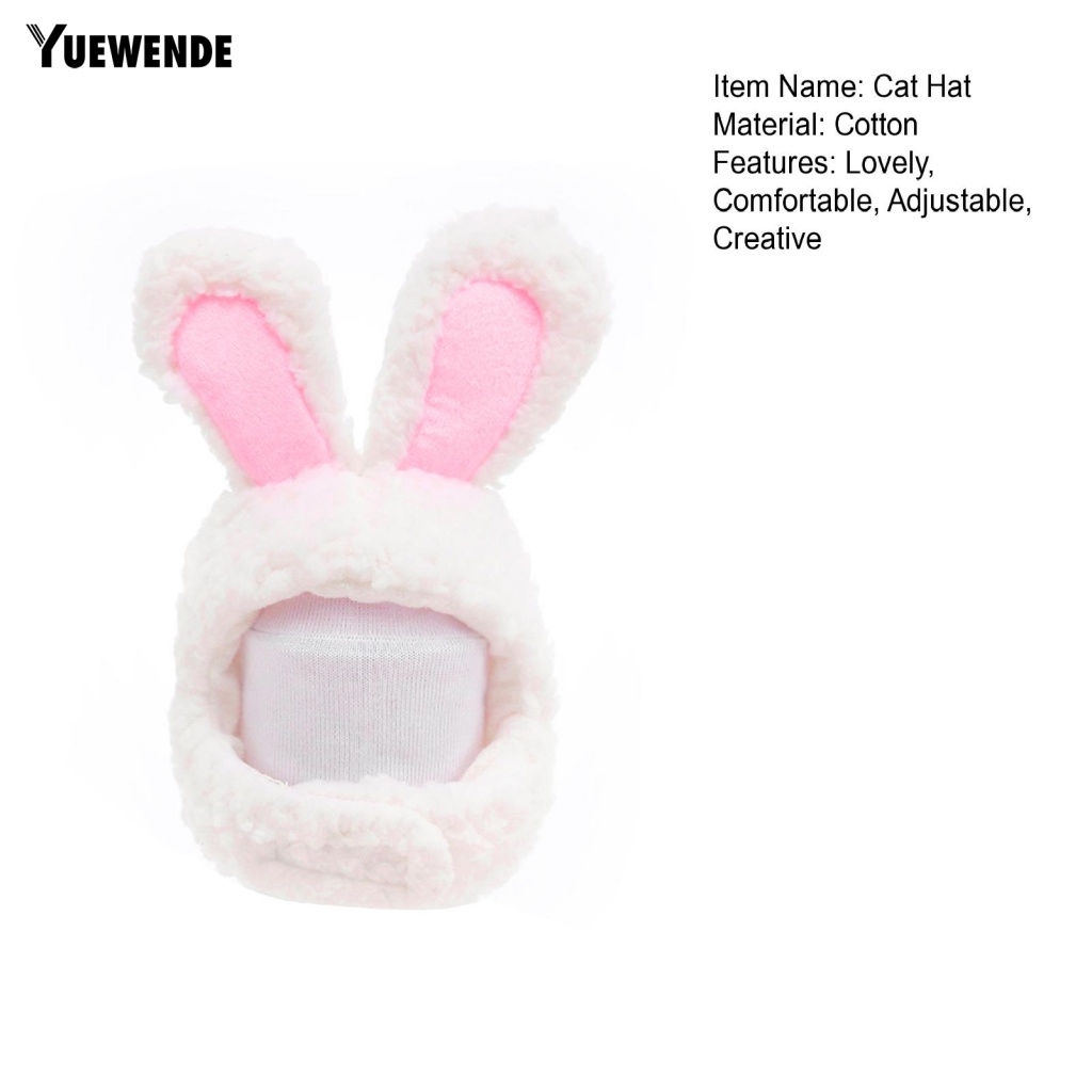 Mũ Cotton Tai Thỏ Hoạt Hình Đáng Yêu Cho Thú Cưng