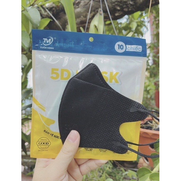Combo 100c Khẩu Trang 5D Tuấn Minh Túi Zip
