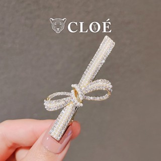 Kẹp tóc nữ đính đá kết hợp ngọc trai nhân tạo dễ thương phong cách Hàn Quốc phụ kiện tóc Cloe Accessories 5292