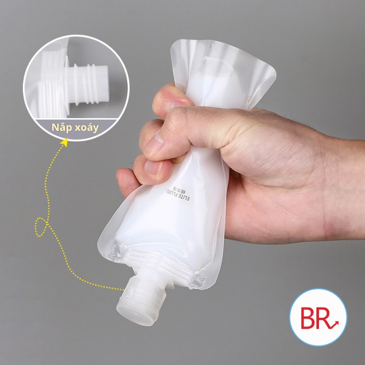 Túi chiết đựng dầu gội, sữa tắm mỹ phẩm đi du lịch 50ml– Túi chiết có nắp vặn mĩ phẩm tiện ích 10804