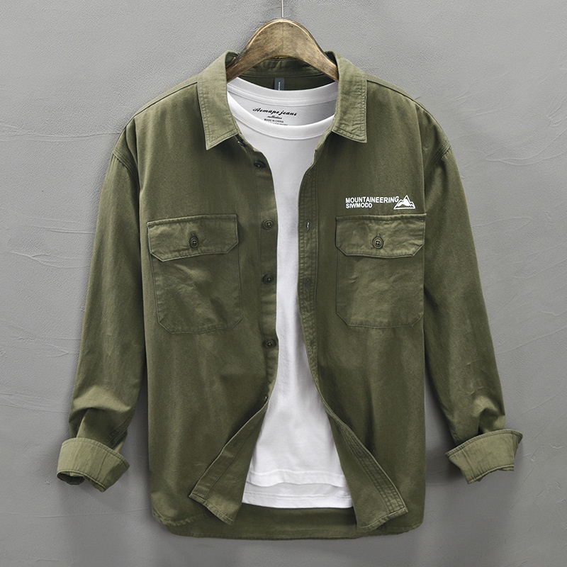 Áo sơ mi basic 5 Màu  chất kaki cao cấp, Áo sơ mi nam nữ cực đẹp - N01