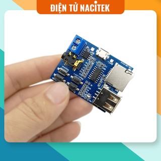 Mạch phát mp3 tích hợp amply 2w - h7je