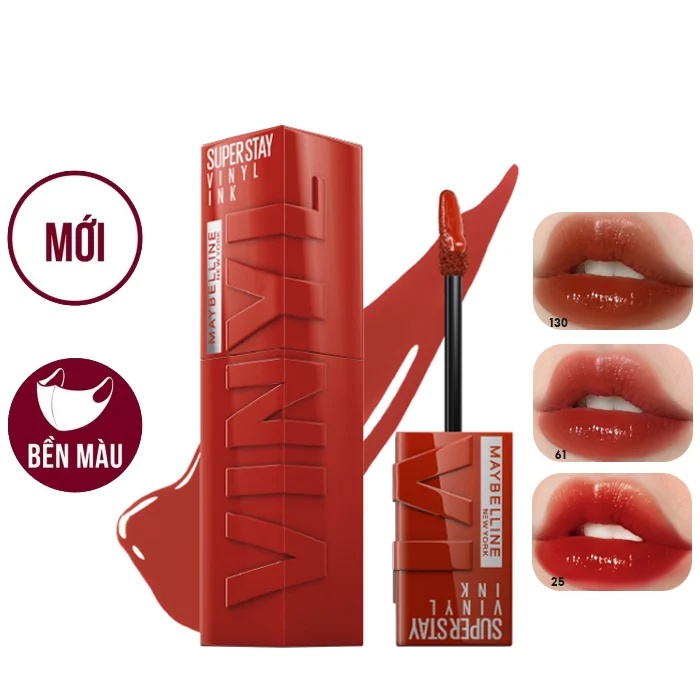 Son Kem Bóng Maybelline Super Stay Vinyl Ink 4.2ml Glam Beautique