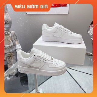 Giày 𝗔𝗙𝟭 𝗡𝗜𝗞𝗘_Trắng Nam Nữ, Giày 𝗡𝗜𝗞𝗘_Air Force 1 All White Full Box Bill đủ size 36-43 hàng bản đẹp