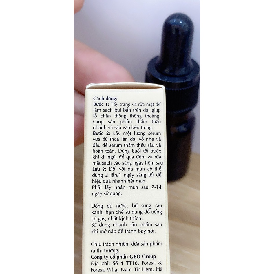 Serum Lan Anh Trinh chiết xuất thiên nhiên giảm Mụn sáng da. Date 9/2024