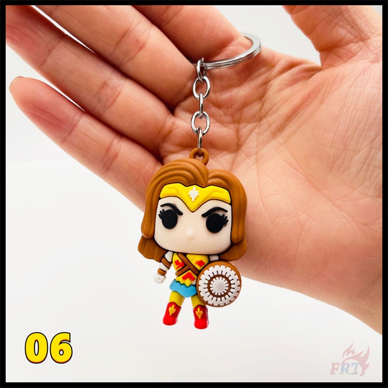 ✪ Móc Khóa Hình Captain America / Spider-Man / Iron Man / Deadpool / Wonder Woman / Batman - Siêu Anh Hùng ✪ 1 Mặt Dây Chuyền Chìa Khóa Bằng Silicone