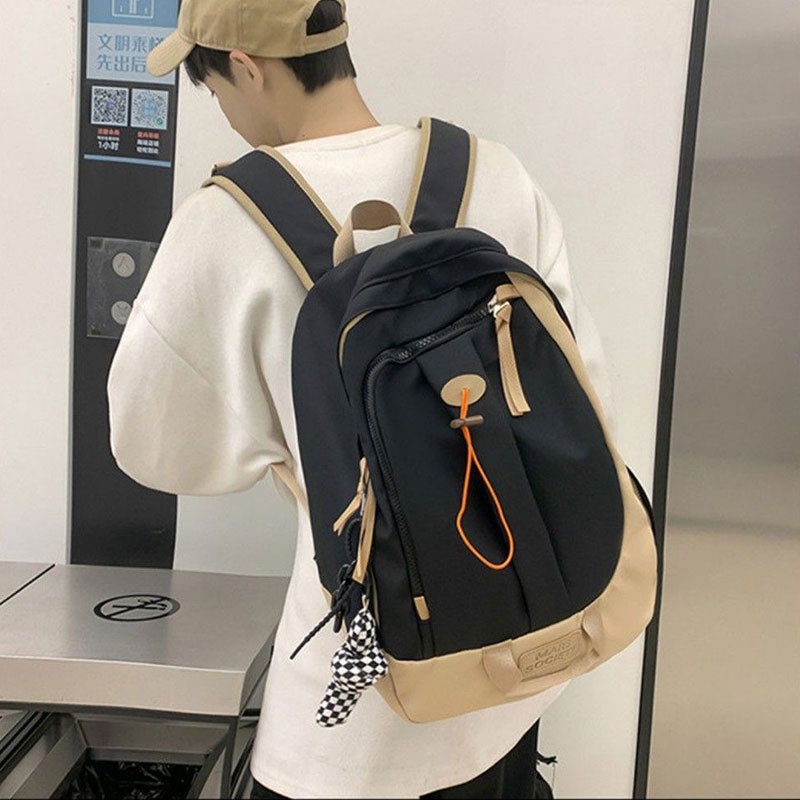 Bololo Ba Lô Học Sinh Sức Chứa Lớn Màu Sắc Tương Phản