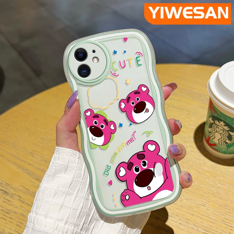 Ốp Điện Thoại Viền Gợn Sóng Hình Gấu / Dâu Tây Nhiều Màu Cho Samsung galaxy A12 4G A12 5G F12 M12 F23 5G F13 M13 Quantum 2